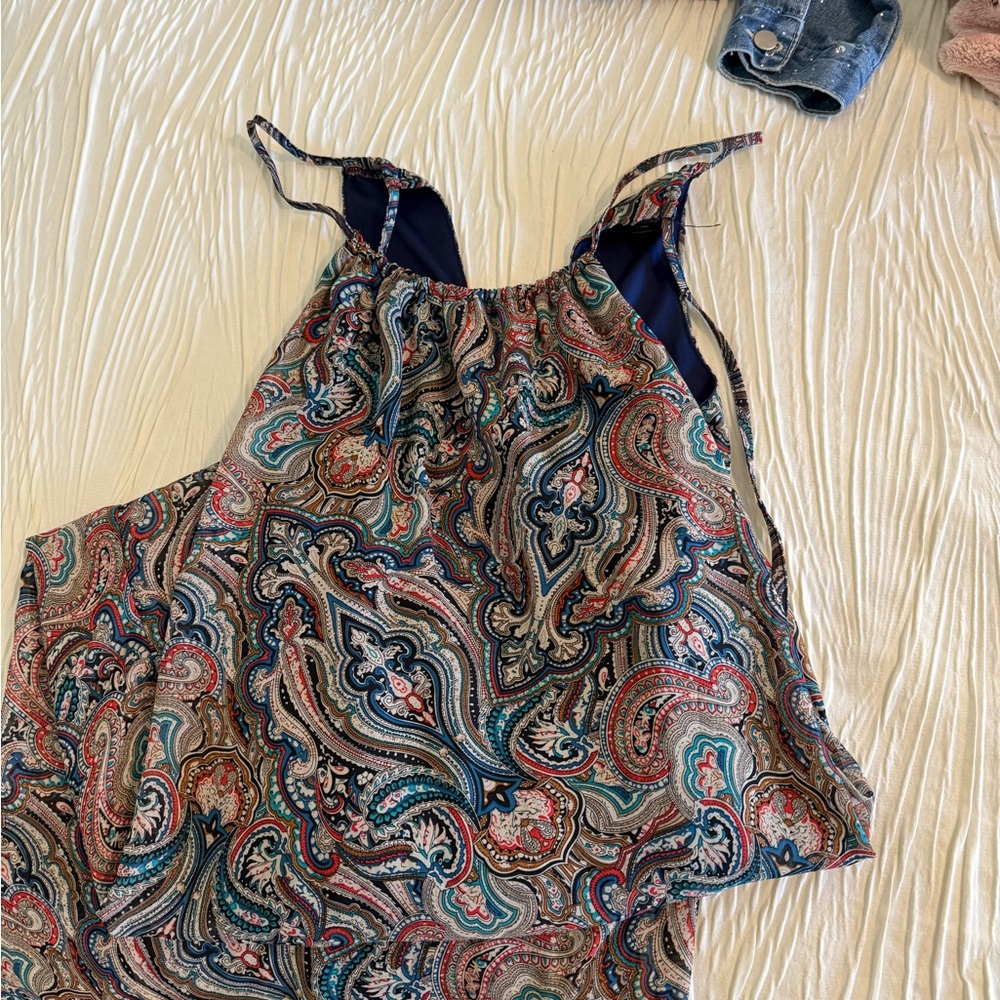 Paisley Print Women's Maxi Dress
